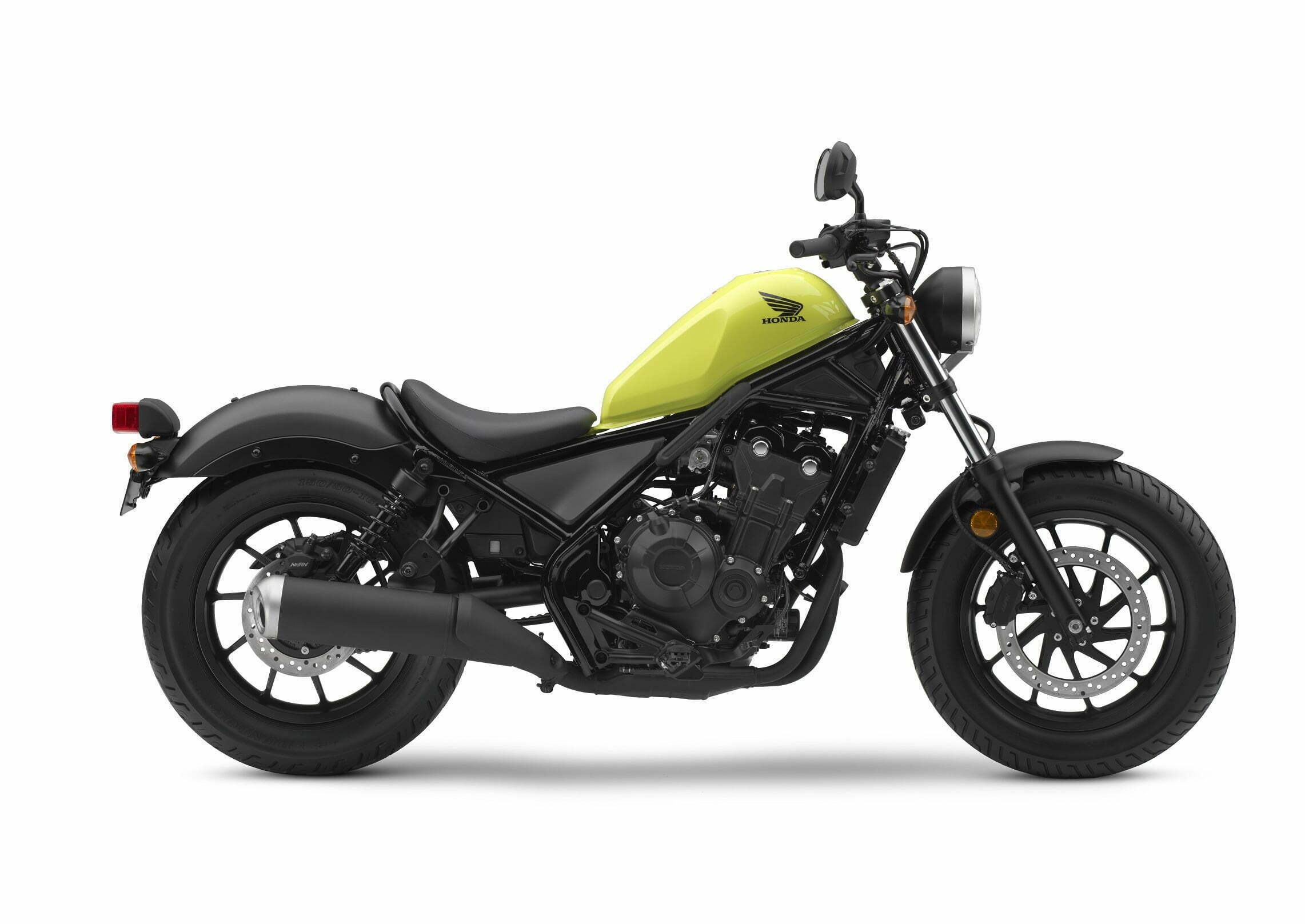 The Honda Rebel rolled into 2017 with the same purpose as its 1980s-era predecessor, but with an entirely new design and styling. Pictured is the 2017 Rebel 500.
