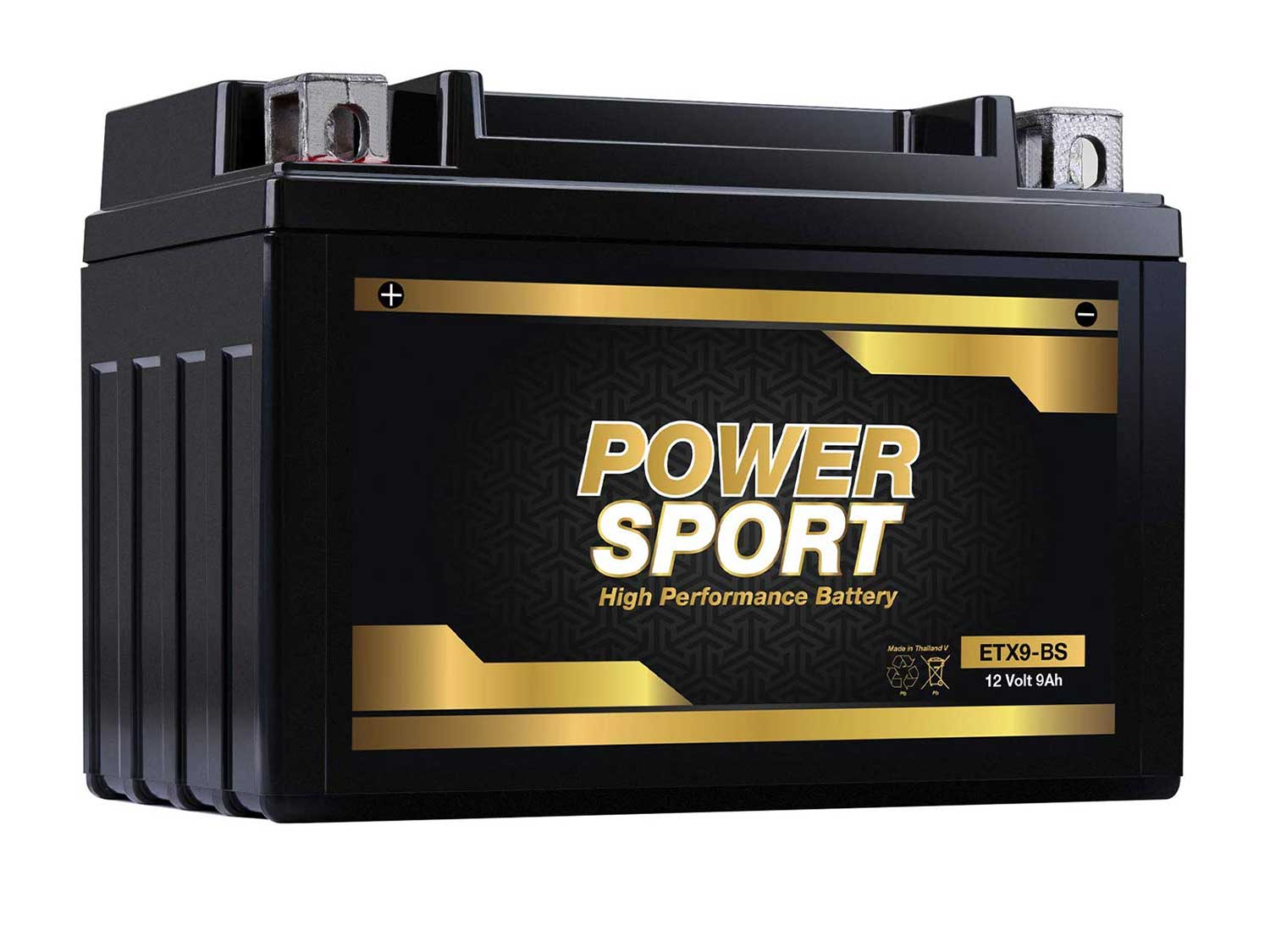 ExpertPower 12v9ah YTX9-BS AGM Maintenance Free Power Sport Battery