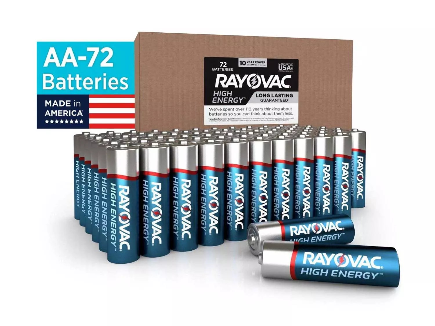 Rayovac AA Batteries, Alkaline Double A Batteries