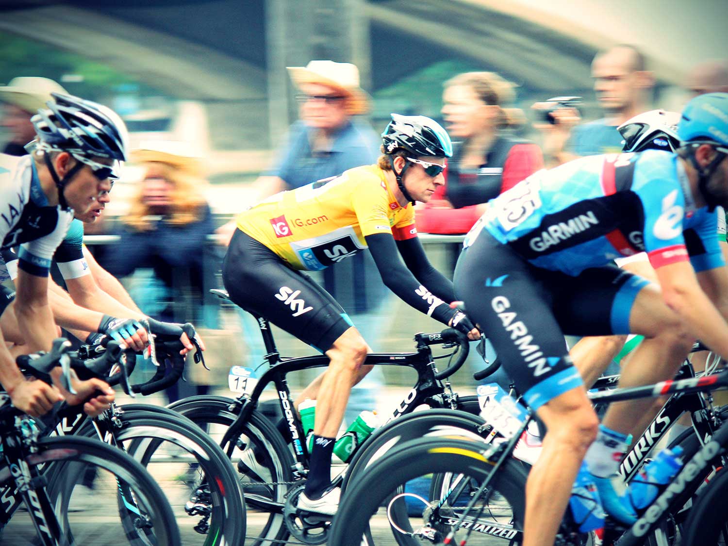 Hydration is especially important for cyclists who race.