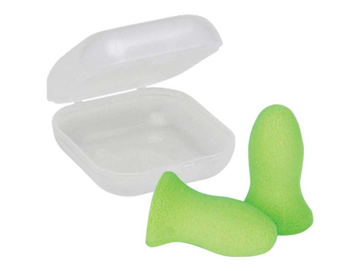 Flents Ear Plugs, 10 Pair with Case, Ear Plugs for Sleeping, Snoring, Loud Noise, Traveling, Concerts, Construction, & Studying