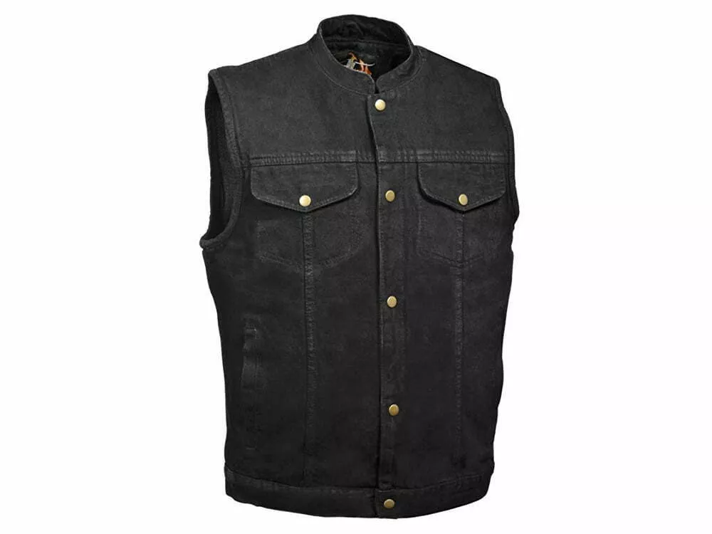 Milwaukee Leather Denim Club-Style Motorcycle Vest 