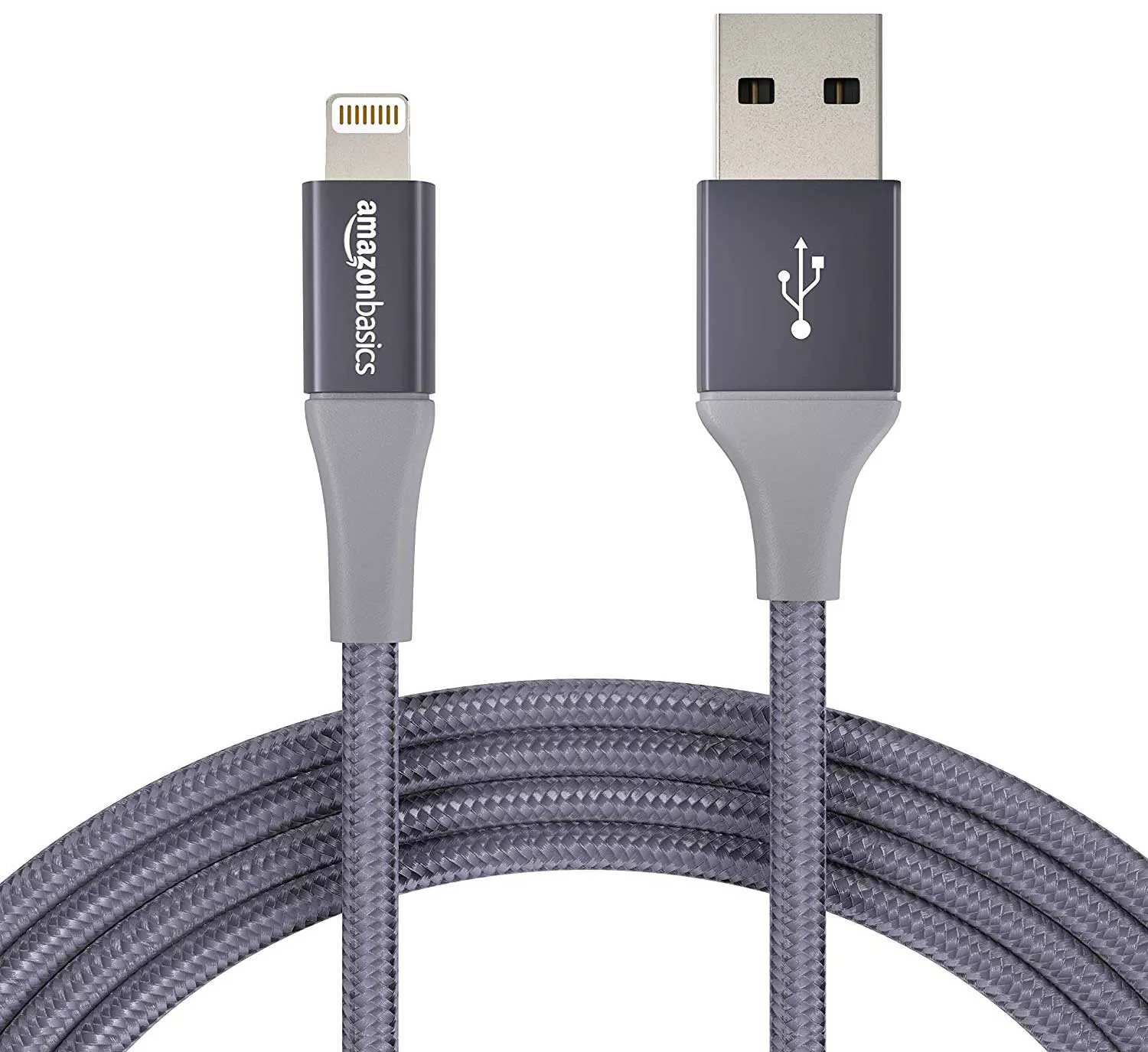 AmazonBasics Double Braided-Nylon Lightning To USB Cable