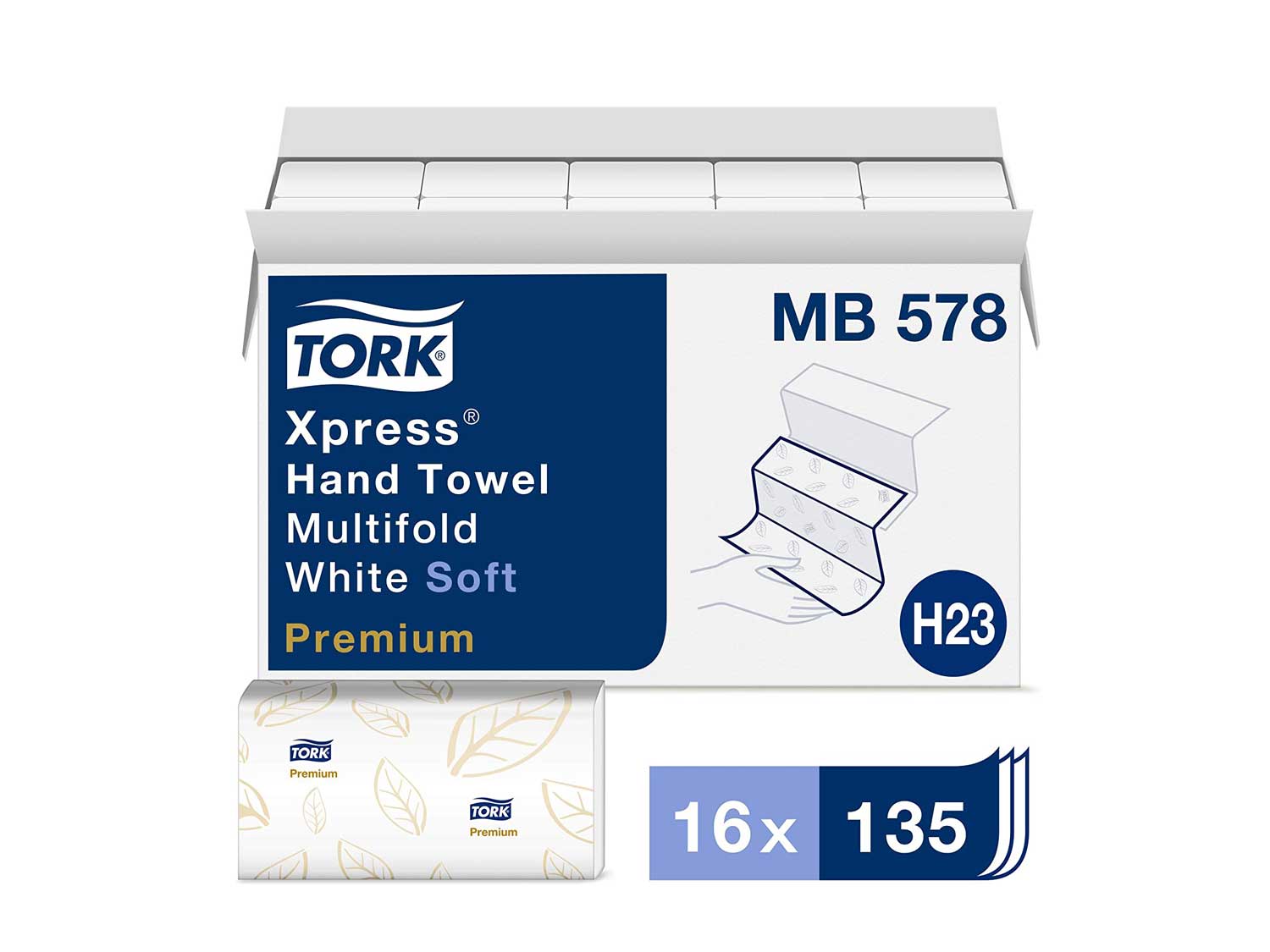 Tork Premium MB578 Soft Xpress Multifold Paper Hand Towel