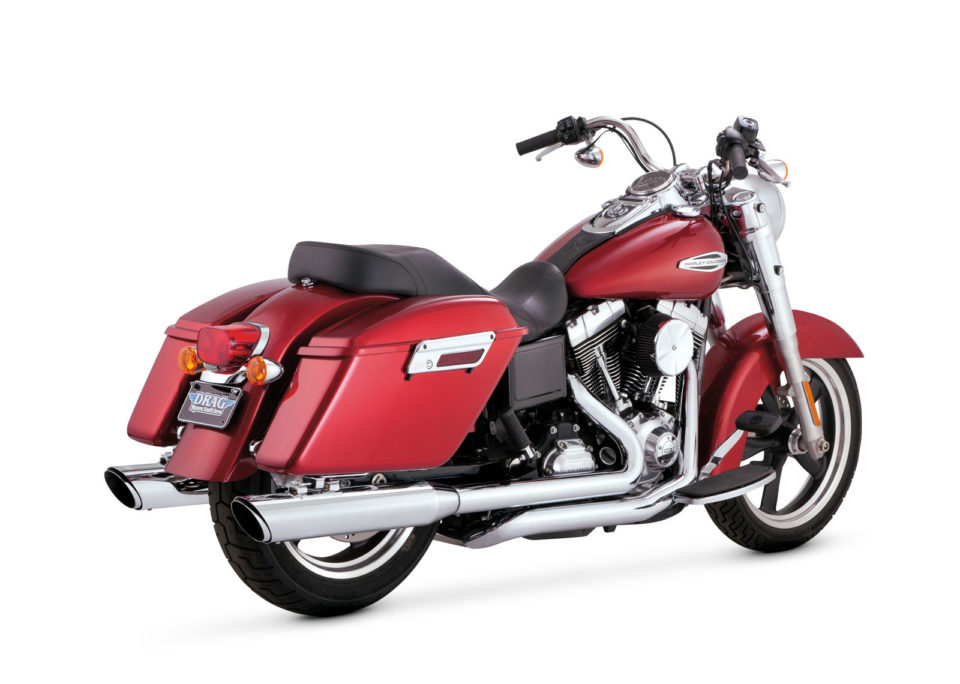 TWIN SLASH SLIP-ONS - Vance & Hines