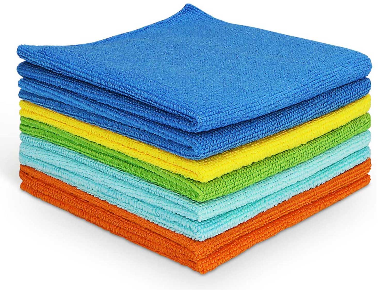 AIDEA Microfiber Cleaning Cloths Softer, More Absorbent, Lint-Free, Wash Cloth for Home, Kitchen, Car, Window