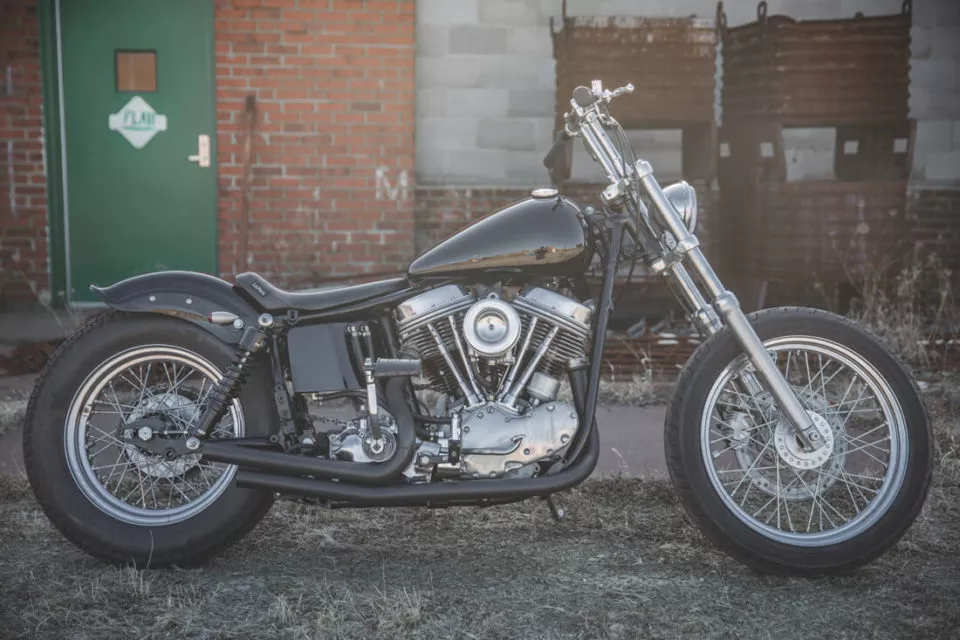 Lowbrow Customs Rogue Steel Rear Fender 58-84 Shovelhead