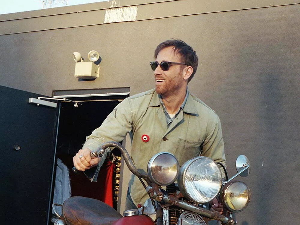 Black Keys band member Dan Auerbach has a collection of vintage Harleys, his first being a 1937 EL.