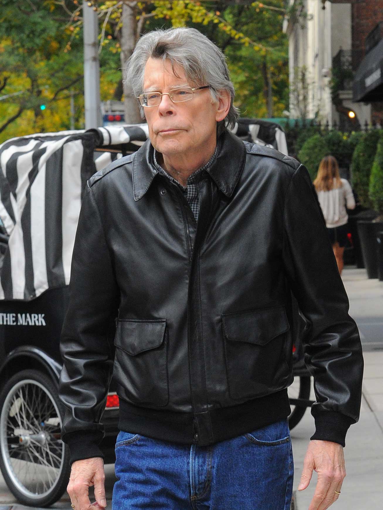 Stephen King owns a Harley, he also had a cameo role in Sons of Anarchy—he rode a red Road Glide.