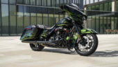 New Harley-Davidson motorcycles.