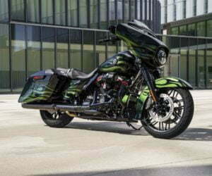 New Harley-Davidson motorcycles.