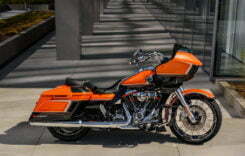 New Harley-Davidson CVO motorcycle.