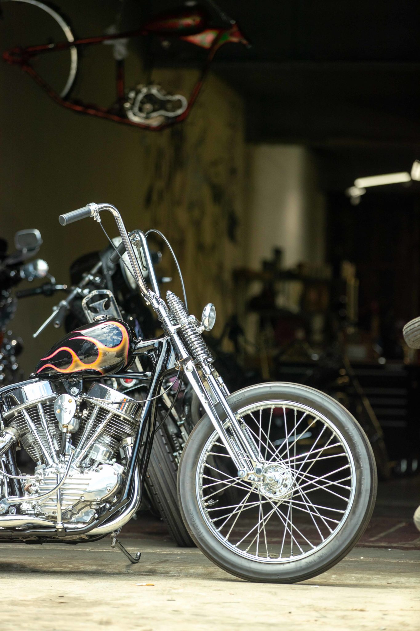 Becky "Axel" Goebel's 1948 Panhead Hot Bike Magazine