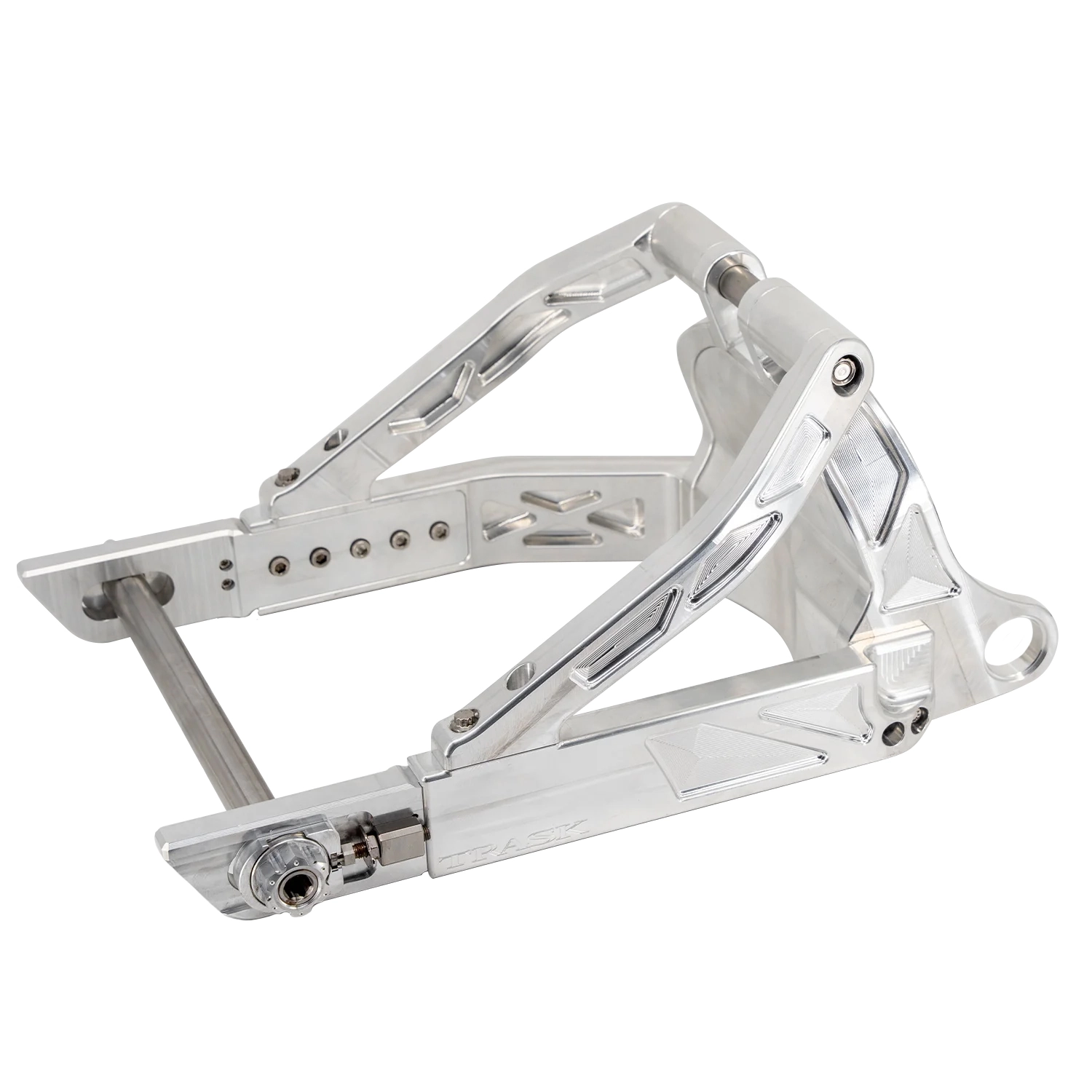Trask Performance’s Billet Aluminum Swingarm for 18-later Harley Softail