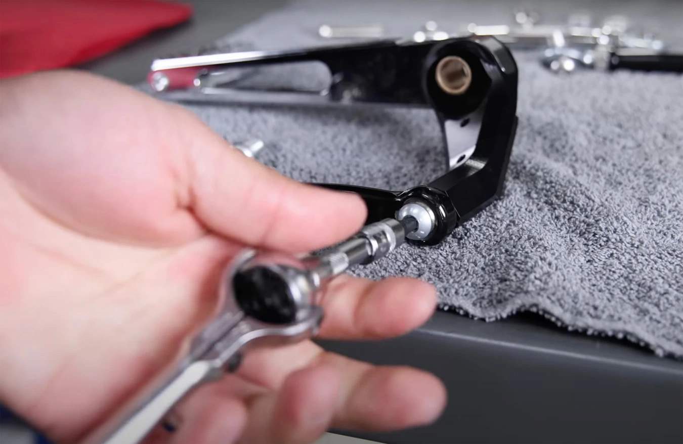 Thrashin’ Supply's Adjustable Brake Setup for M8 Softail | Hot Bike ...