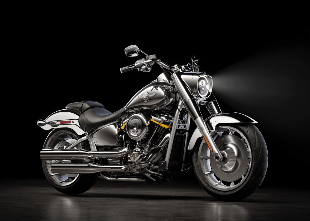 00s HARLEY DAVIDSON グレー フレイム フェード クローム Meet Harley-Davidson's new Fat Boy Gray Ghost | Hot Bike