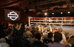Harley-Davidson fight night at bike shed downtown los angeles