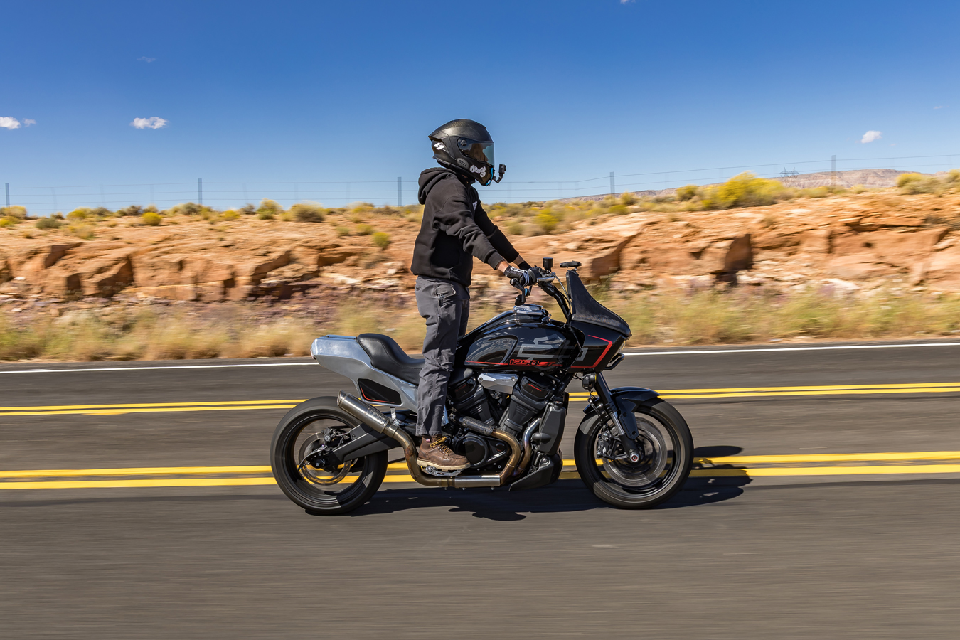 Satya Kraus’ 3-Week Custom Harley-Davidson Pan America Built for the Hot Bike Tour
