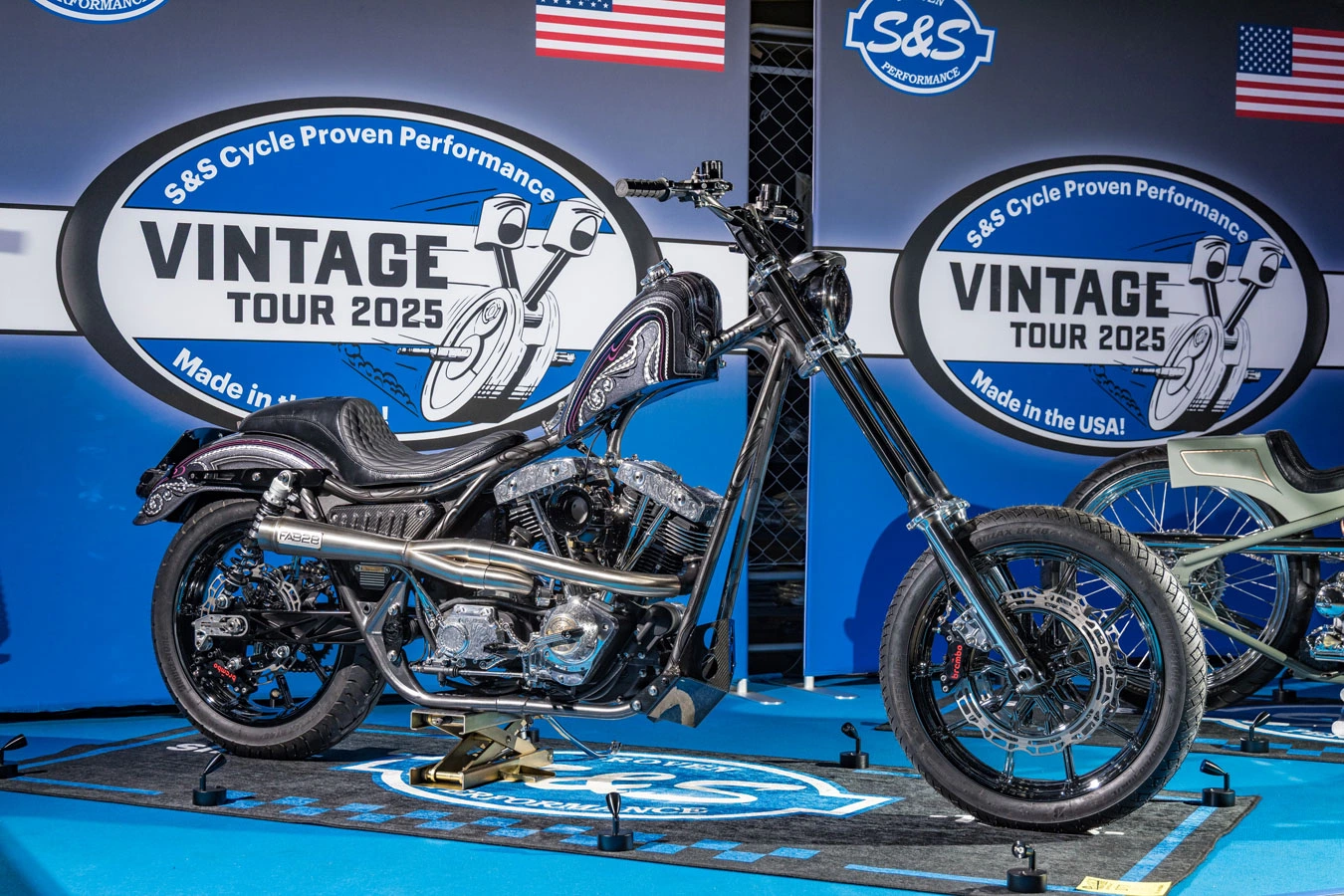 S&S Cycle Vintage Tour Steals the Spotlight at Mooneyes 2025