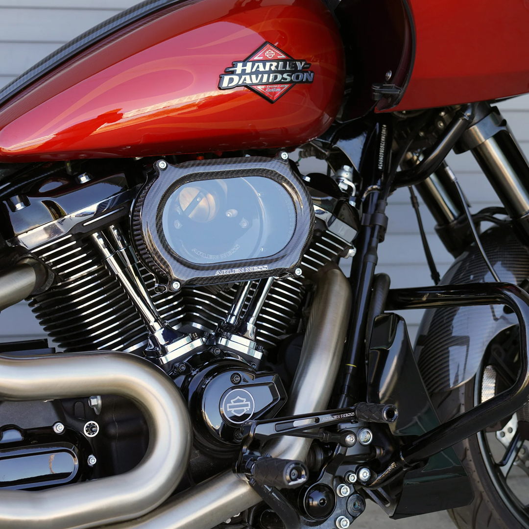 Arlen Ness Method Oval Carbon Fiber Air Cleaner | Performance Intake for Harley-Davidson