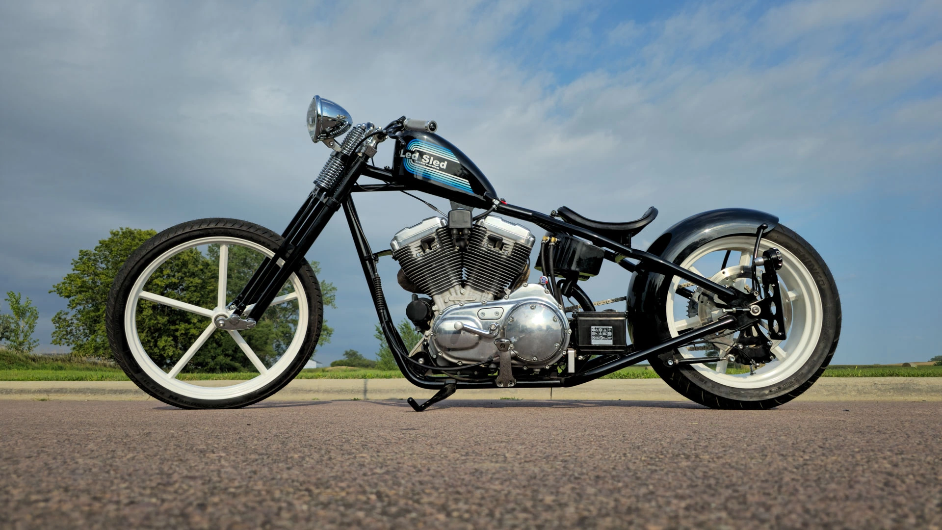 How Led Sled’s Custom Sportster Chopper Reignited A Mom’s Passion
