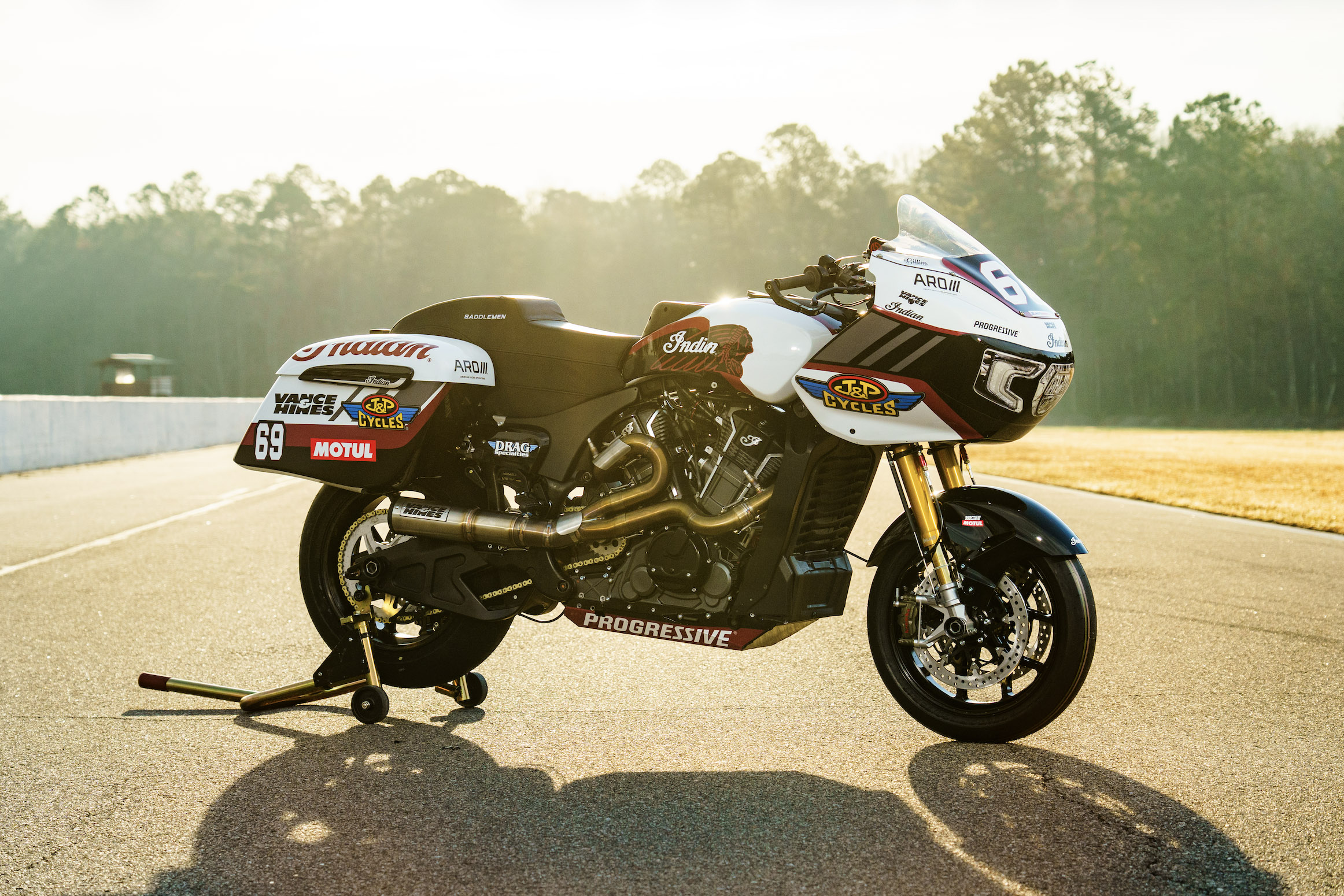 Indian Motorcycle Unveils 2026 Wrecking Crew With Vance & Hines and Motul for King of the Baggers