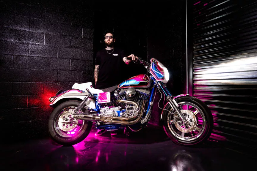 Manic Cycles x Original Garage Moto Dyna Build: Florida's Era