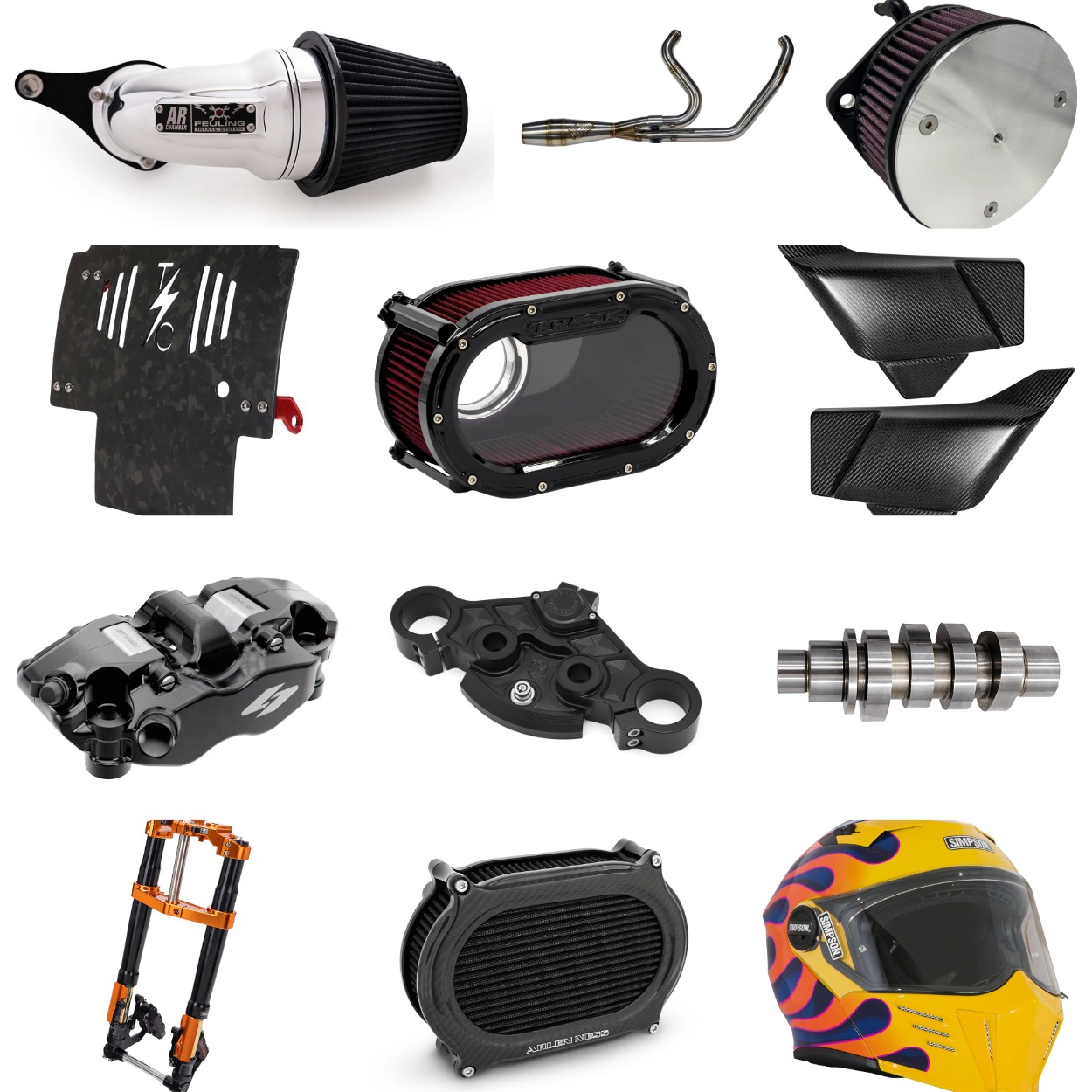 12 Motorcycle Products – Gear, Exhaust, Suspension and More