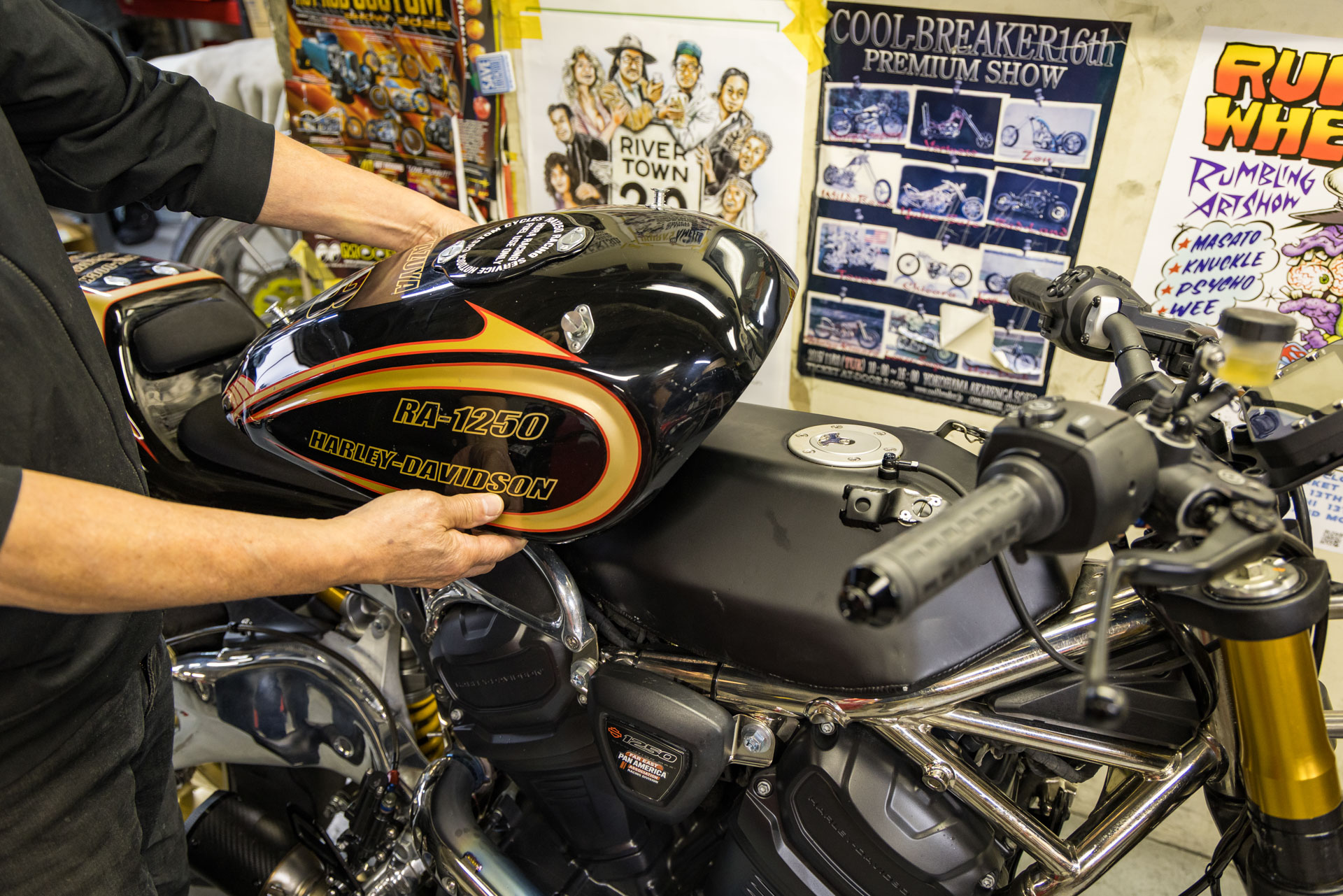 HOT DOCK CUSTOMS HARLEY PAN AMERICA 2 15
