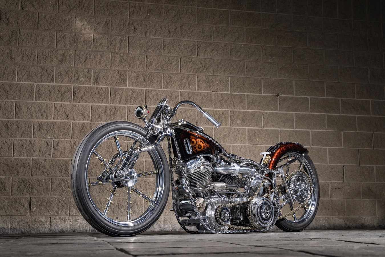 1949 Harley-Davidson Panhead Reimagined: Stéphane Grand's Hand