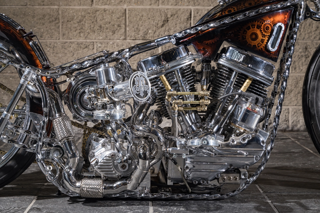 1949 Harley-Davidson Panhead Reimagined: Stéphane Grand's Hand