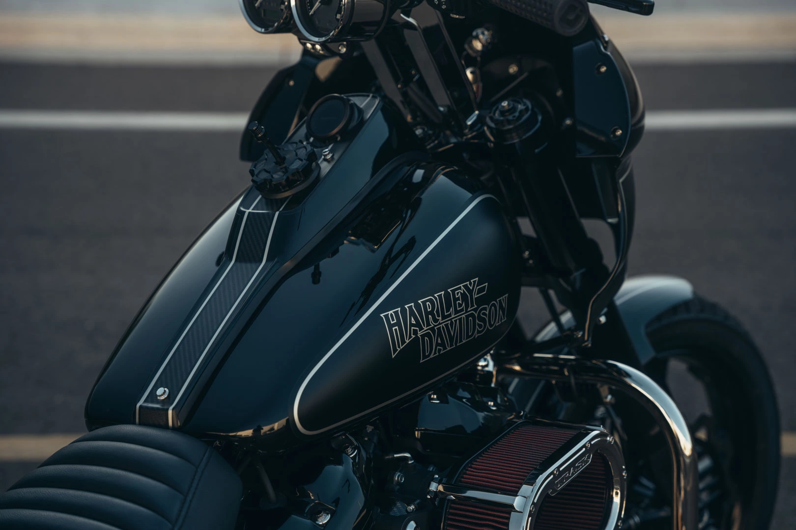 Trask Performance 180-HP Nickel-Plated M8 FXR Custom
