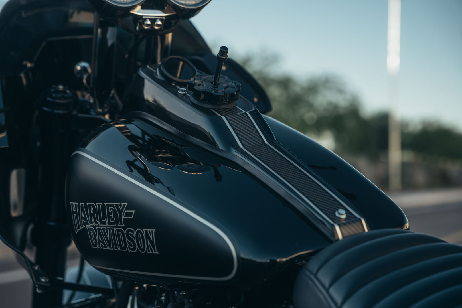 Trask Performance 180-HP Nickel-Plated M8 FXR Custom