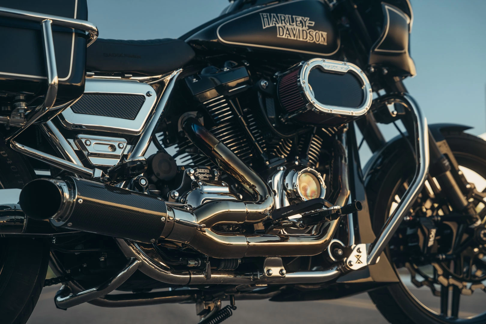Trask Performance 180-HP Nickel-Plated M8 FXR Custom